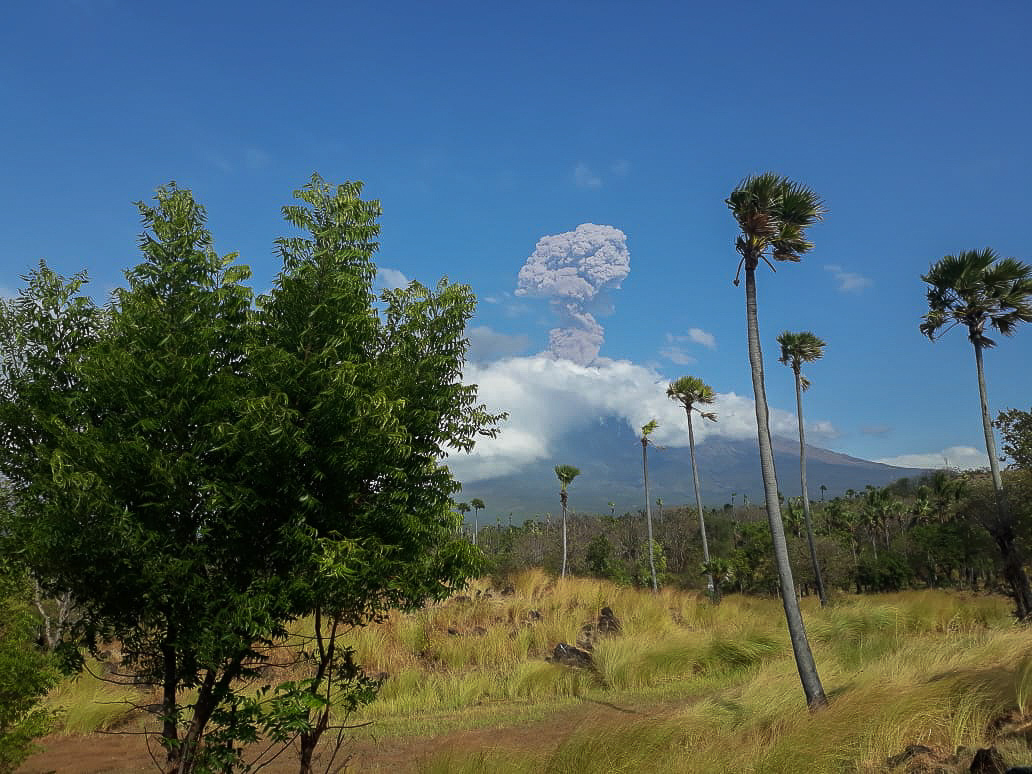 Indonésie Bali Amed Agung éruption