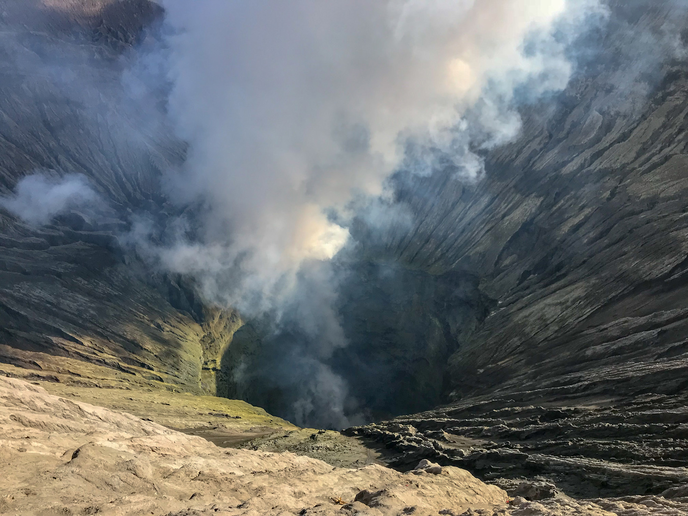 Java Indonésie Bromo volcan cratere