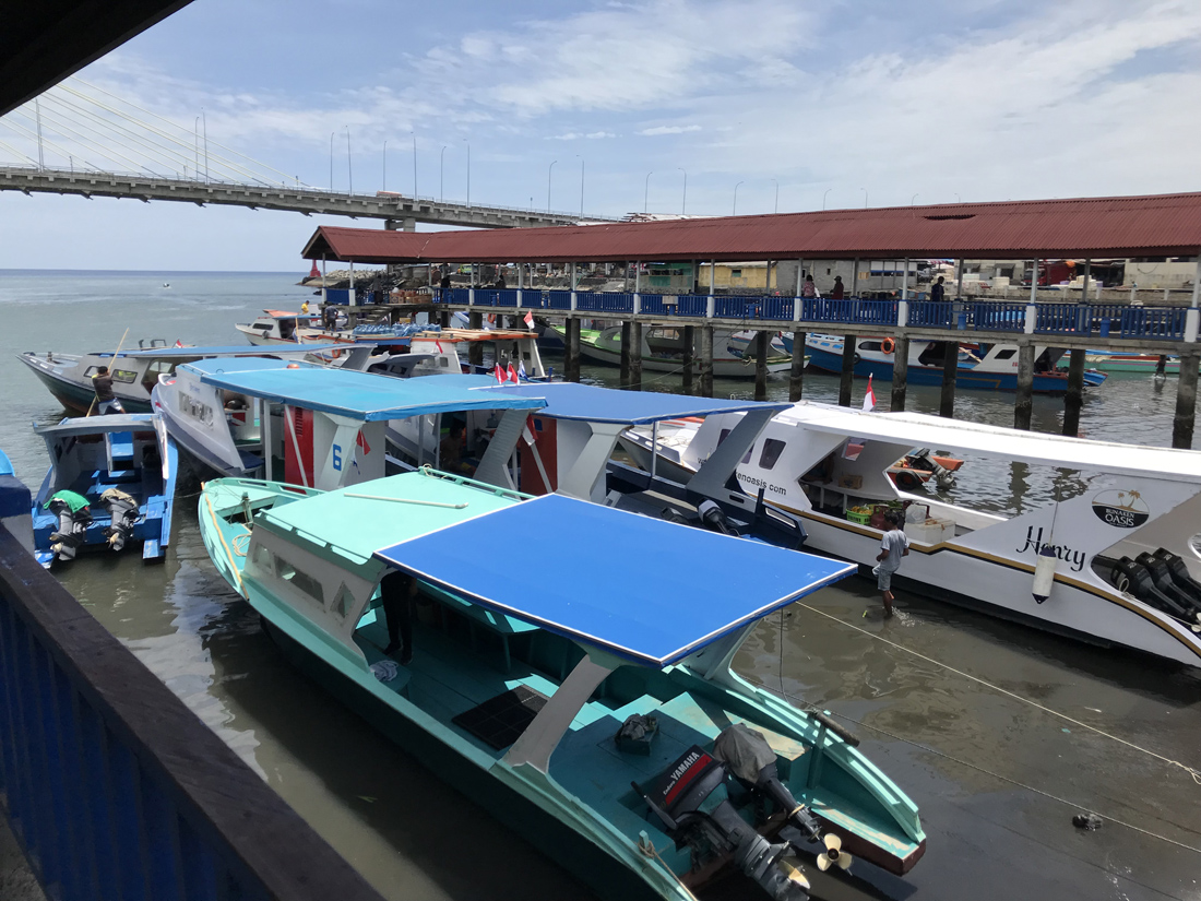 Sulawesi Indonésie Bunaken Port