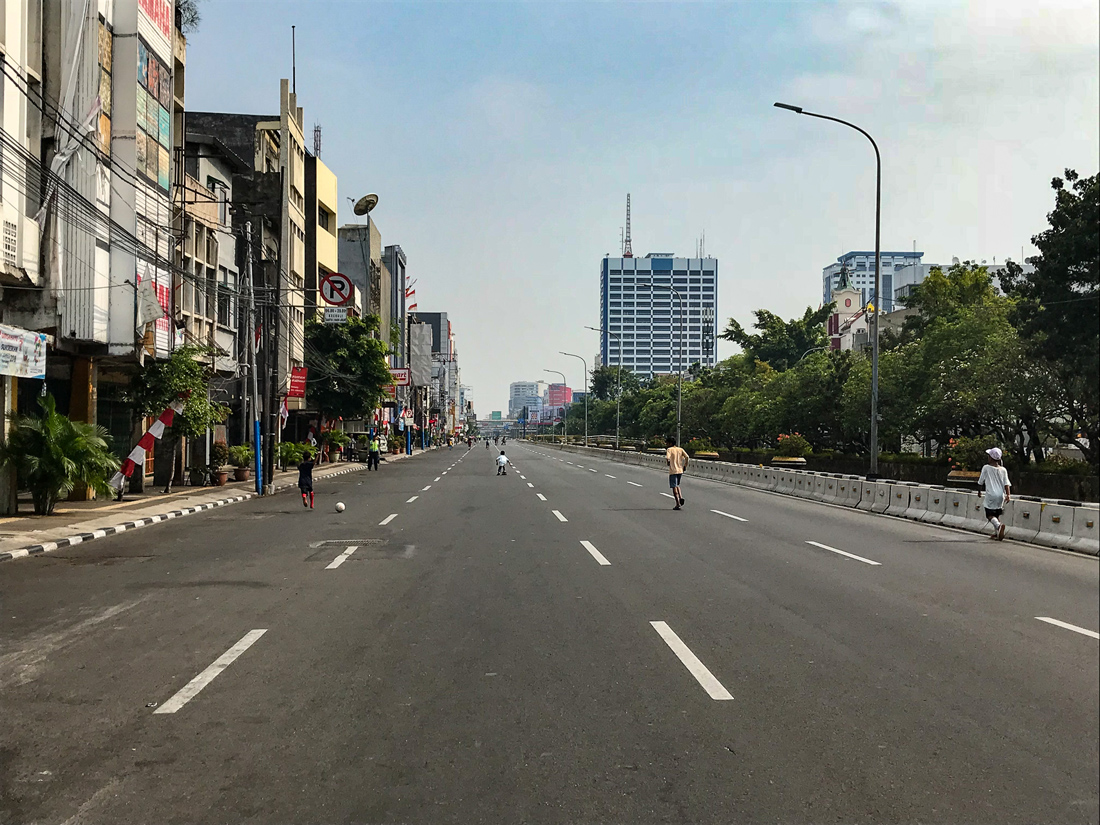 Jakarta Java Indonésie avenue ville