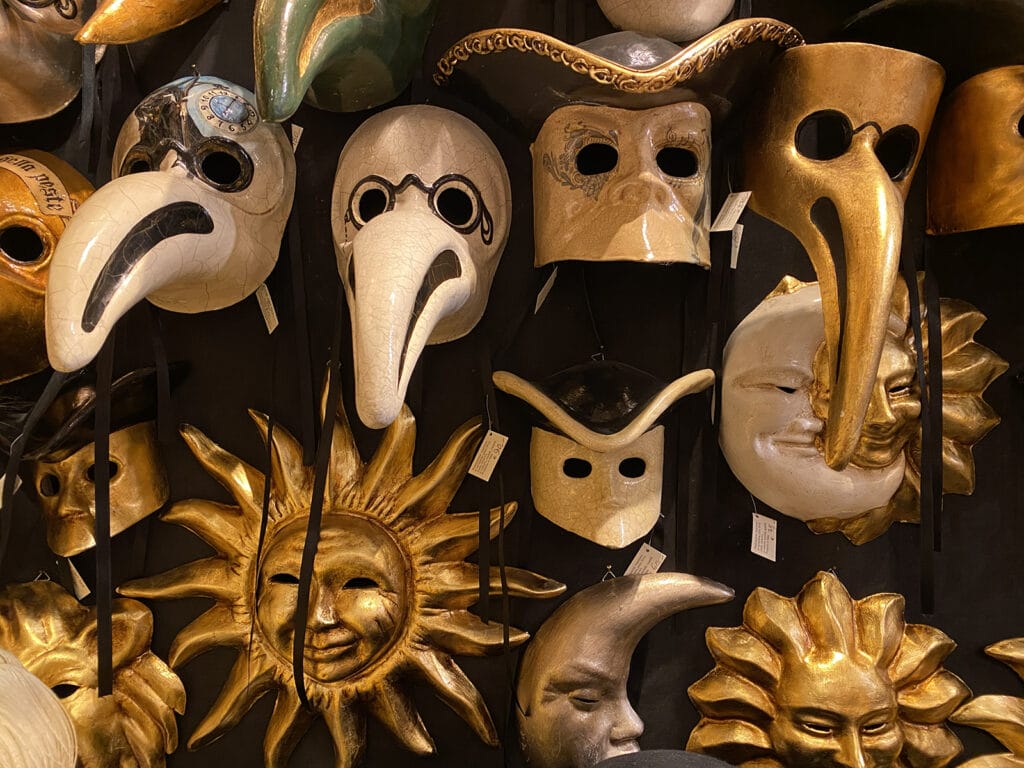 Magasin de masques à Venise