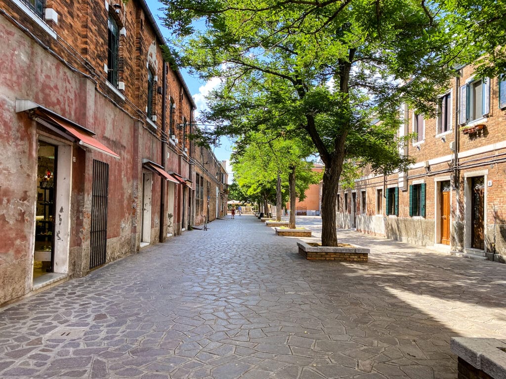 Venise Murano arbres