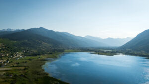 Vue du lac de Plav