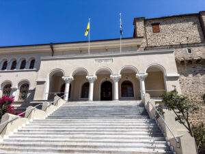 bureau pelerins Karyes Athos